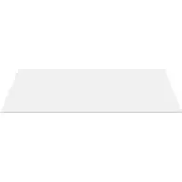 Aloni Bagnotti Solid Surface Wastafelblad - 120cm - Acryl Wit