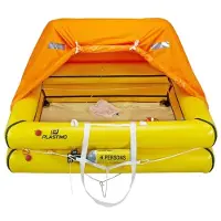 PLASTIMO Cruiser Orc D/f Valise 28826 Liferaft Goud 4 Places