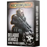 Games Workshop Necromunda Delaque Vehicle Gang Tactics Cards (Warhammer nieuw)