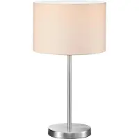 TRIO HOTEL - Tafellamp - Nikkel mat - excl. 1x E27 4,9 W - Snoerschakelaar