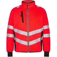 F-engel F. Engel 1192 Safety Fleece Jacket Red/Black maat L heren
