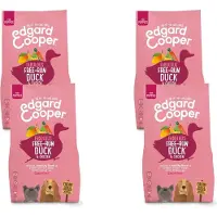 Edgard & Cooper 4x Hondenvoer Droog Scharrelkip - Scharreleend Puppy 2,5 kg