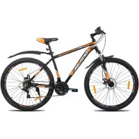 Hiland Mountainbike 27 inch - Unisex MTB - 18 Versnellingen - Lichtgewicht Aluminium Frame - Schijfremmen - 3/6-Spaaks Sportvelgen