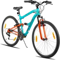 Hiland Full Suspension Mountainbike - 26 inch - MTB - 18 Versnellingen - Schijfremmen - Heren & Dames - Volwassenen