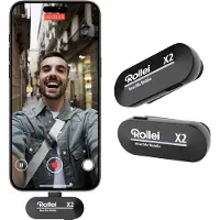 Rollei Hear:me Mobile X2 Draadloos Microfoonsysteem (tx/rx 2.4 Ghz Digitaal)