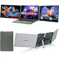 Blackview DCM6 Pro Ultradunne Portable Monitor - 14 inch IPS, 1080p FHD - Laptopscherm: 13-17.3" - Grijs