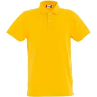 Clique Premium Heren Polo Lemon maat M heren