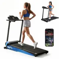Formill X2NC Loopband Inklapbaar - Wandelband - Extra Krachtige 2,5 PK Motor - 1–12 km/u - Met 12% Helling - Met APP - Tablet-/telefoonhouder - Loopoppervlak 100×38 cm - Max Belasting 120 kg