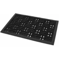 Komo Deurmat - Rubbermat - Deurmat voor Binnen & Buiten - Zwart - 60 x 40 cm - Schoonloopmat