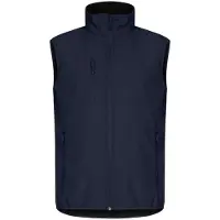 Clique Classic Softshell Vest Heren Dark Navy maat M heren