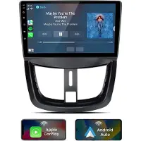 Hexinex HexinexMarket Octa-Core autoradio Geschikt voor Peugeot 207 2006-2015 - Draadloos CarPlay, Android Auto, multimediaspeler, 6GB+128GB