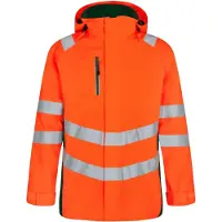 Engel F. Engel 1145-930 Safety Parka Shell Jacket Orange/Green maat M heren