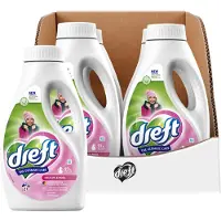 Dreft 4x Vloeibaar Wasmiddel Delicate & Wool 21 Wasbeurten 945 Ml
