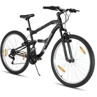 Hiland Full Suspension Mountainbike - 26 inch - MTB - 18 Versnellingen - Schijfremmen - Heren & Dames - Volwassenen