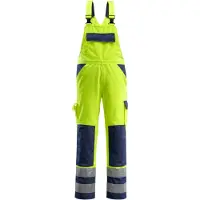 Mascot 07169-470 Amerikaanse overall met kniezakken Hi-Vis Geel/Marine maat 82C50 uniseks