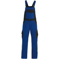 FHB Eckhard Tuinbroek Twill Korenblauw-Zwart maat 64 heren