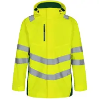 F-engel F. Engel 1145-930 Safety Parka Shell Jacket Yellow/Green maat XL heren