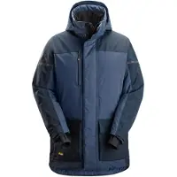 Snickers 1801 Waterdichte Geïsoleerde Parka Marineblauw/Donkermarineblauw maat 3XL heren