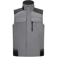 FHB Hauke Werkvest Grijs-Zwart maat 4XL heren