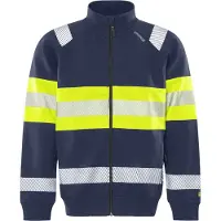 Fristads High vis sweatjack klasse 1 7531 GKC Hi-Vis Geel/Marineblauw maat M heren
