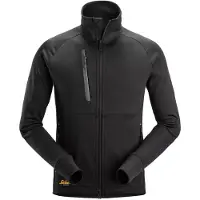 Snickers Workwear 8023 Polartec Power Stretch Jack Zwart maat L heren