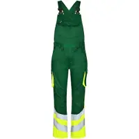 F-engel F. Engel 3547-319 Safety Light Bib Overall Repreve Green/Yellow maat 66 heren