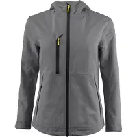 Printer Hiker Shell Jas Dames Staalgrijs maat XS dames