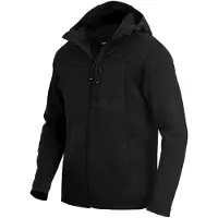FHB Maximilian Hybrid-Softshell-Jack Zwart maat XS heren