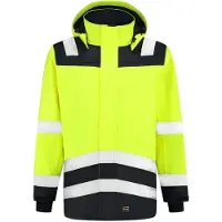 Tricorp 403020 Parka High Vis Bicolor Fluor Geel/Blauw maat 5XL uniseks