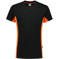 Tricorp 102004 T-Shirt Bicolor Zwart/Oranje maat L heren