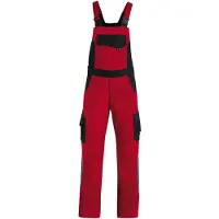 FHB Eckhard Tuinbroek Twill Rood-Zwart maat 94 heren