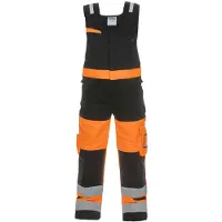 Hydrowear Holland En20471 Bodybroek Fluor Oranje/Zwart maat 44 heren
