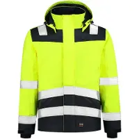 Tricorp 403023 Midi Parka High Vis Bicolor Fluor Geel/Blauw maat L uniseks