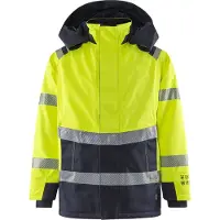 Fristads Flamestat high vis Airtech winterparka klasse 3 4086 ATHR Hi-Vis Geel/Marineblauw maat 2XS heren
