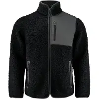 James Harvest Kingsley Fleece Jas Heren Zwart maat L heren
