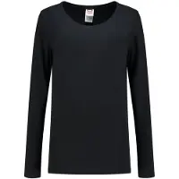 Tricorp 101010 T-Shirt Lange Mouw Dames Zwart maat 4XL dames