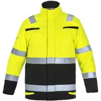 Hydrowear Menorca Multinorm Softshell Fluor Geel/Zwart maat 3XL heren