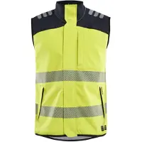 Blakläder 3849-1560 APC 2 Multinorm softshell bodywarmer High Vis Geel/Marineblauw maat M heren