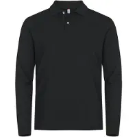 Clique Stretch Premium Poloshirt met lange mouwen