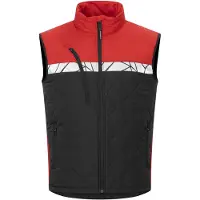 Projob 7700 Bodywarmer Heren Zwart/Rood maat XL heren
