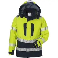 Fristads Flamestat High Vis Gore-tex Pyrad Shelljack Klasse 3 4095 Gxe | Maat: L