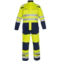 Hydrowear Mumbai Multinorm Overal Fluor Geel/Marine maat 44 heren