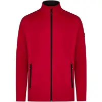 FHB Kuno Fleecejack Powerstretch Rood maat 4XL heren