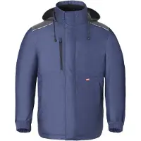 Havep 50371 Midi parka Shift Indigo Blauw/Charcoal maat S heren