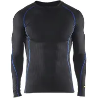 Blakläder 4703-1707 Onderhemd Light Zwart/Korenblauw maat L heren