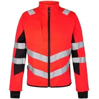 F-engel F. Engel 1544 Safety Work Jacket Stretch Red/Black maat M heren