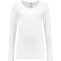 Tricorp 101010 T-Shirt Lange Mouw Dames Wit maat 4XL dames