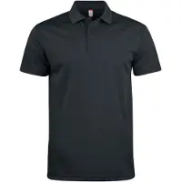 Clique Basic Active Polo Zwart maat 3XL 3671