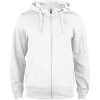 Clique Basic Active Hoody Full Zip Heren Wit maat XS heren
