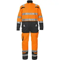 Hydrowear Missouri Multinorm Overal Fluor Oranje/Zwart maat 3XL heren